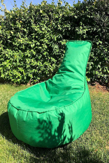 Bean Bag Chair Waterproof Green 55x40x70cm