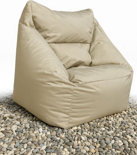 SteweHome Sitzsack Birne Wasserdicht Beiges 60x40x70cm