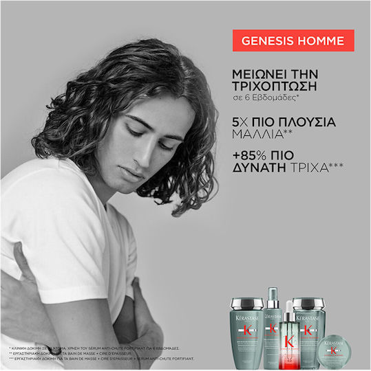Kérastase Genesis Homme Bain De Force Quotidien Σαμπουάν κατά της Τριχόπτωσης για Λεπτά Μαλλιά 250ml