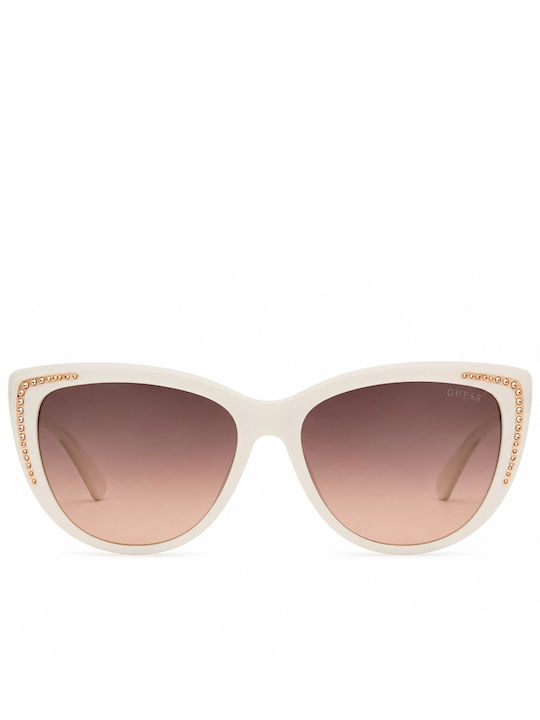 Guess Γυαλιά Ηλίου Μπεζ με Σκελετό Guess Γυαλιά Ηλίου Μπεζ με Σκελετό