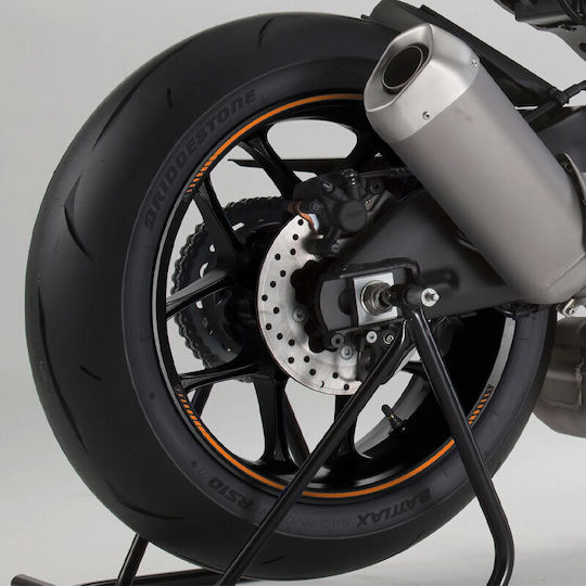 Puig Dekorativer Radaufkleber Premium Orange 8431t