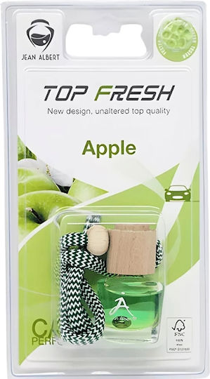 Jean Albert Κρεμαστό Αρωματικό Υγρό Αυτοκινήτου Top Fresh Μήλο
