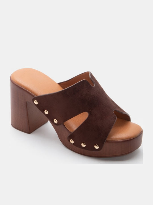 Damen Sandalen Braun