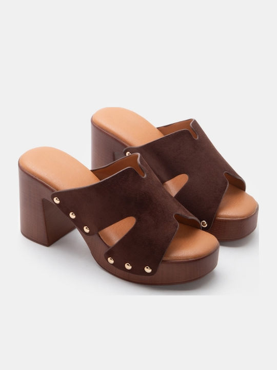 Damen Sandalen Braun