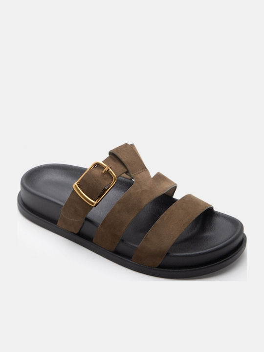 Γυναικεία Σανδάλια Flatforms Καφέ