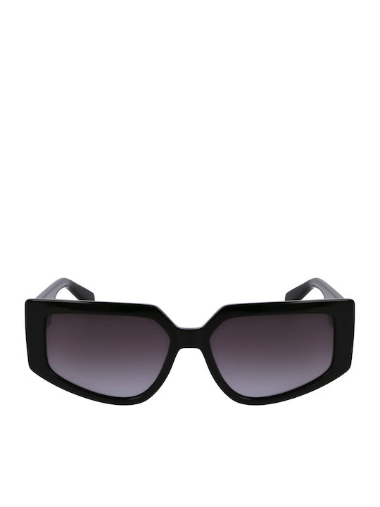 Liu Jo Women's Sunglasses with Black Horn-Rimmed Frame and Gradient Lenses