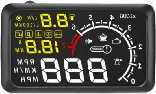 Ψηφιακό Όργανο Head Up Display και OBD2 Αυτοκινήτου