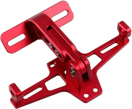 Foldable Motorcycle License Plate Holder for Folding License Plate Holder Universal DX-60 Blue