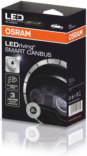 Osram Resistors Canceller Canbus Led H7 Plug & Play 12volt & 24volt Osram Ledriving Smart Canbus Ledsc01-2hfb 2 Pieces