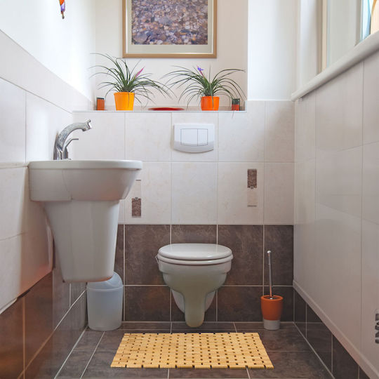 Relaxdays Wooden Bath Mat 10049901 Light Brown 40x60 cm