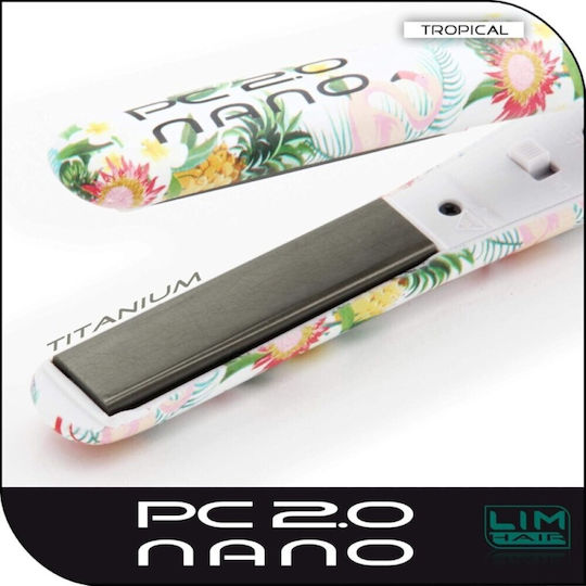 Lim Hair Tropical Mini Placă de Îndreptat Părul cu Plăci Ceramice PC 2.0 Nano