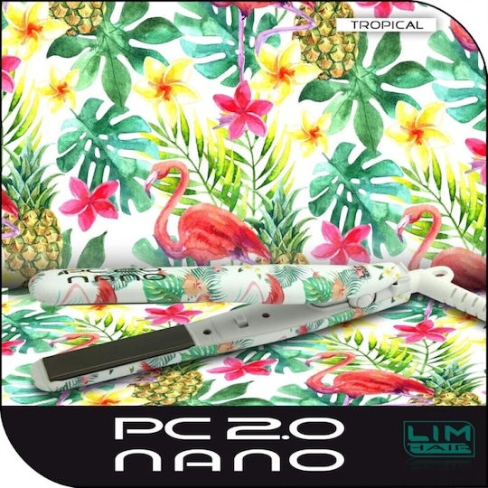 Lim Hair Tropical Mini Placă de Îndreptat Părul cu Plăci Ceramice PC 2.0 Nano