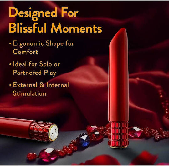 Blush Oh My Gem Vibrator Geschoss 12.7cm Rot