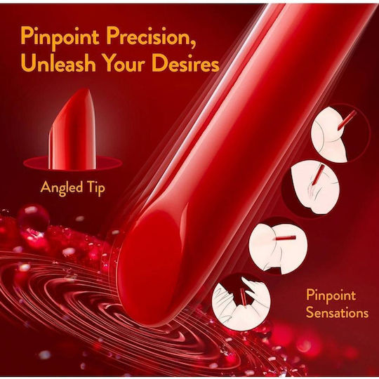 Blush Oh My Gem Vibrator Geschoss 12.7cm Rot