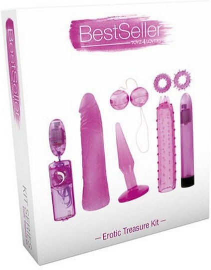 Toyz4lovers Bestseller BDSM Kit σε Μωβ Χρώμα 7τμχ