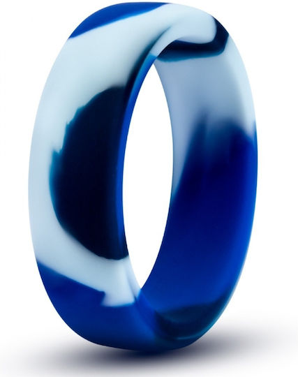 Blush Performance Silicone Camo Cock Ring Δαχτυλίδι Πέους Σιλικόνης Μπλε