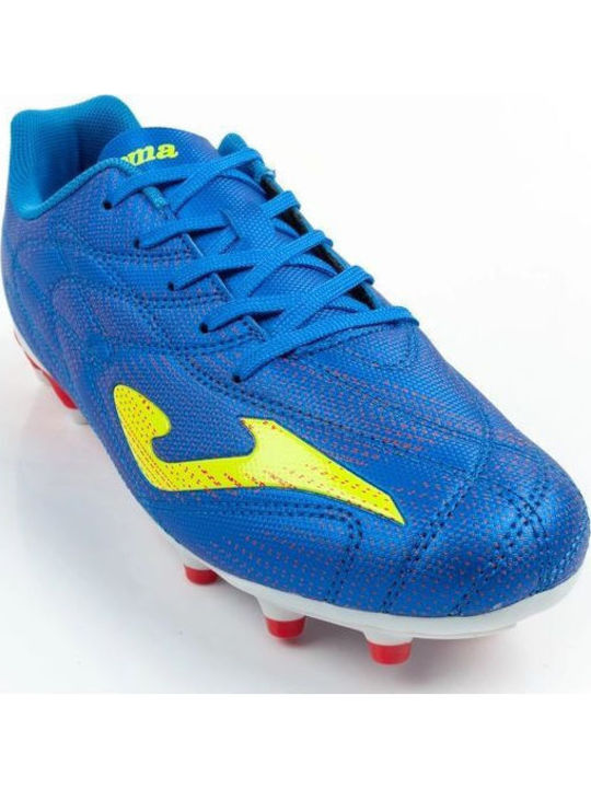 Evolution Jr FG Kids Soccer Cleats & Shoes Molded Outsole Blue
