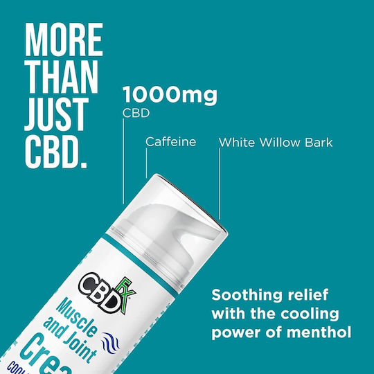 CBD FX Muscle & Joint 500mg Cream Cooling Formula 50ml