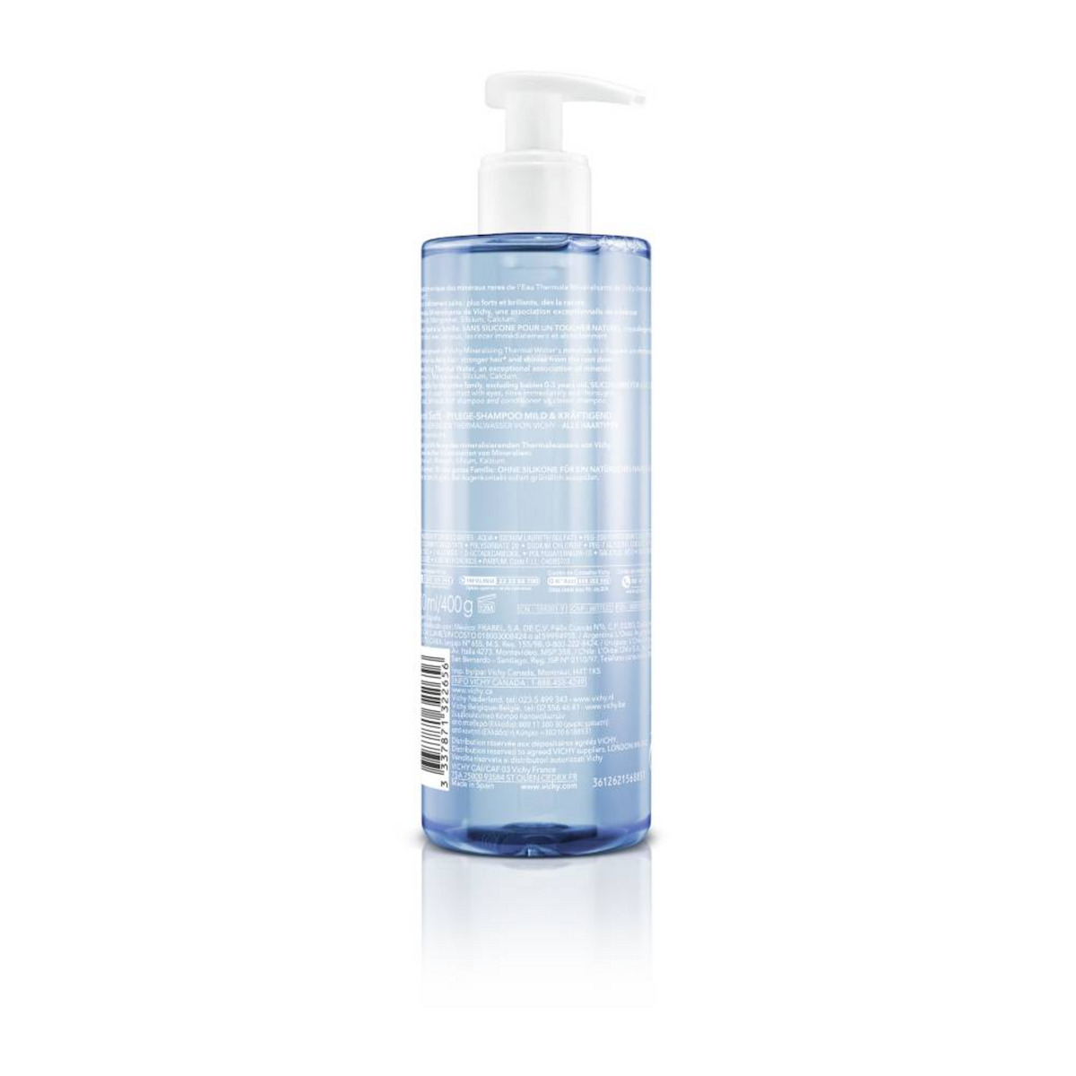 Vichy Dercos Mineral Soft Σαμπουάν για το Ευαίσθητο Τριχωτό για Όλους τους Τύπους Μαλλιών 400ml