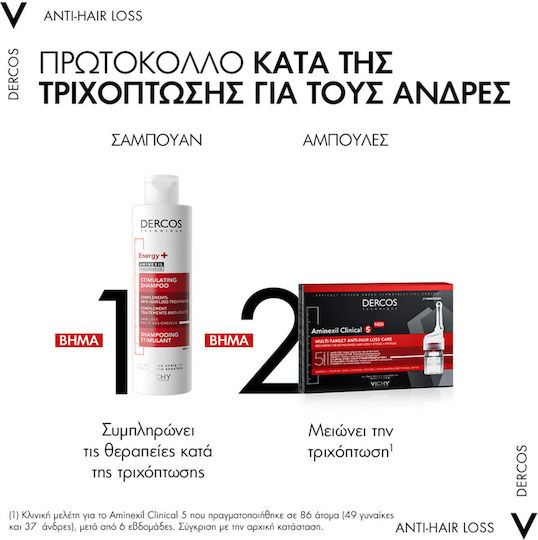 Vichy Dercos Energy+ Шампоан Против Косопад За Всички Типове Коса 200ml