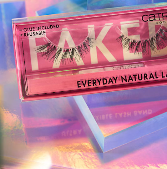 Catrice Cosmetics False Eyelashes Everyday Natural Black with Glue