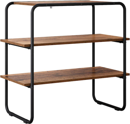 vidaXL Konsolentisch aus Holz & Metall Gebrauchtes Holz M60xB41xH75cm