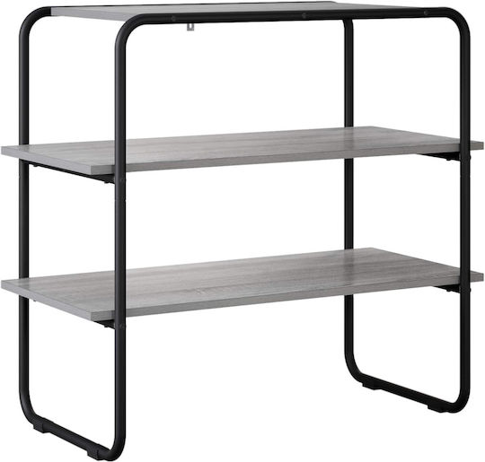 Konsolentisch aus Holz & Metall Grau M100xB41xH75cm