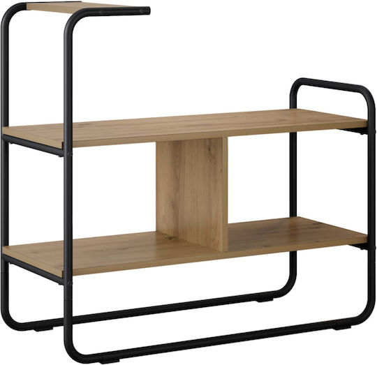Konsolentisch aus Holz & Metall Eiche M80xB35xH75cm