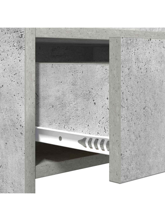 Wooden Console Gray L90xW35xH80cm