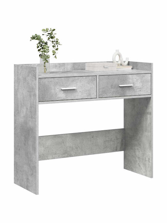 Wooden Console Gray L90xW35xH80cm