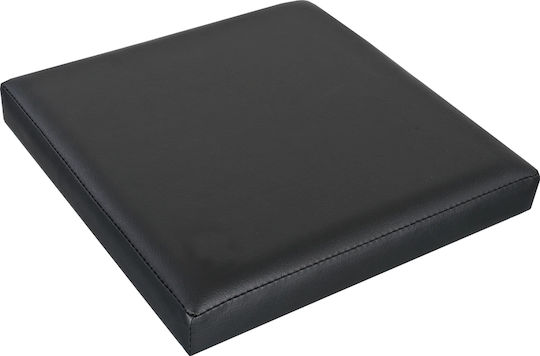 Stool For Living Room With Storage Space Black 38x38x37cm