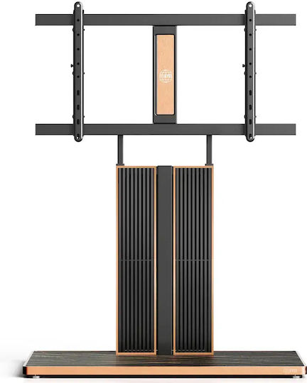 Fitueyes Cantor Ft100 Black Επιδαπέδια Βάση Τηλεόρασης 75"-100" Ρυθμιζόμενο Ύψος & Κλίση