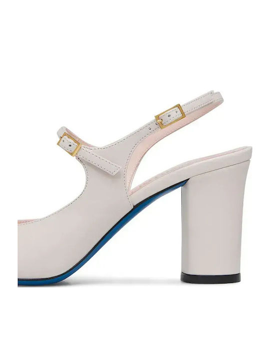 White Leather Sandals