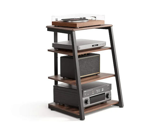 Fitueyes Eiffel As07 Regular Έπιπλο Hi-fi Rack Walnut