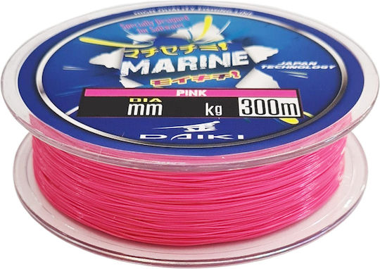 Πετονιά Daiki Marine Pink 300 Μ 0,30 Χιλ 11 Κιλά