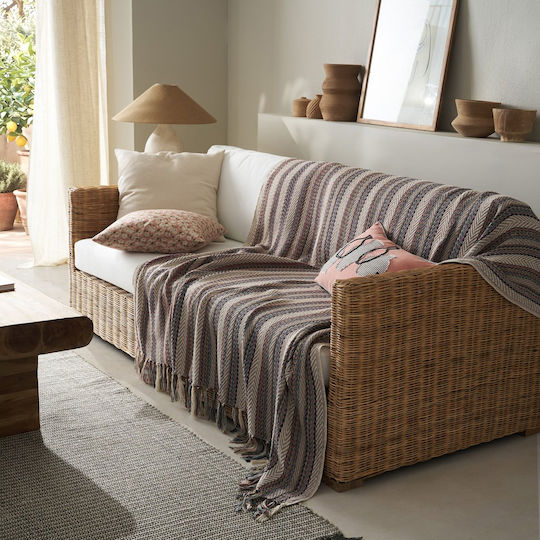 Gofis Home Покривка За Фотьойл Плетена 145x180см Aquata