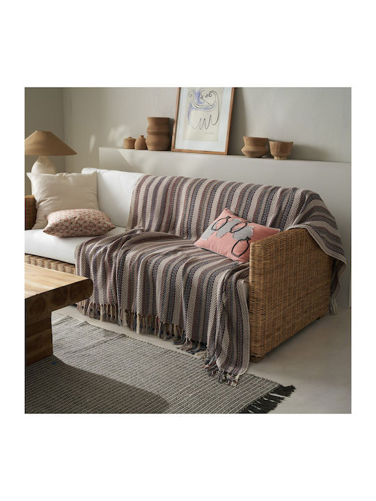 Gofis Home Decken & Couchdecken Sesselüberwurf Strickware 145x180cm Aquata