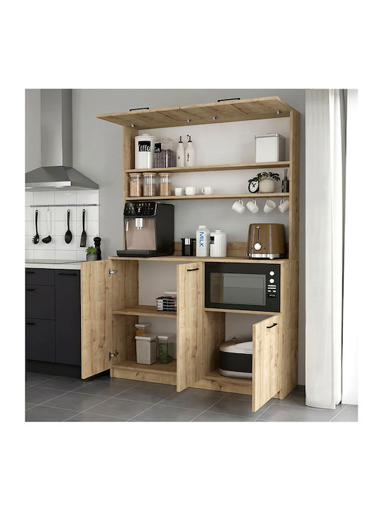 Tuco 3 Dulap de Pardoseală Sapphire Oak 123.8x40x180cm