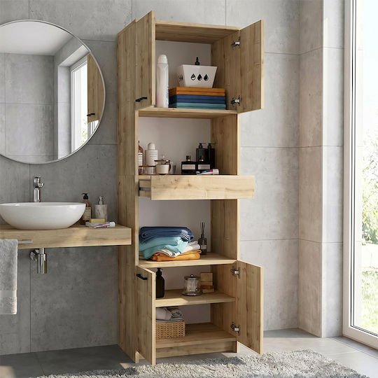 Alvento Στήλη Κουζίνας Sapphire Oak 60x42x180εκ.