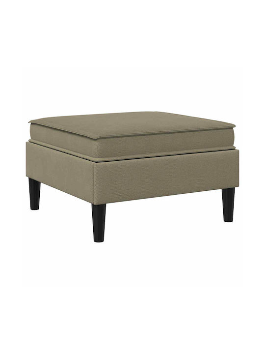 Ecksofa Samt mit Stauraum Khaki 70x70x40cm