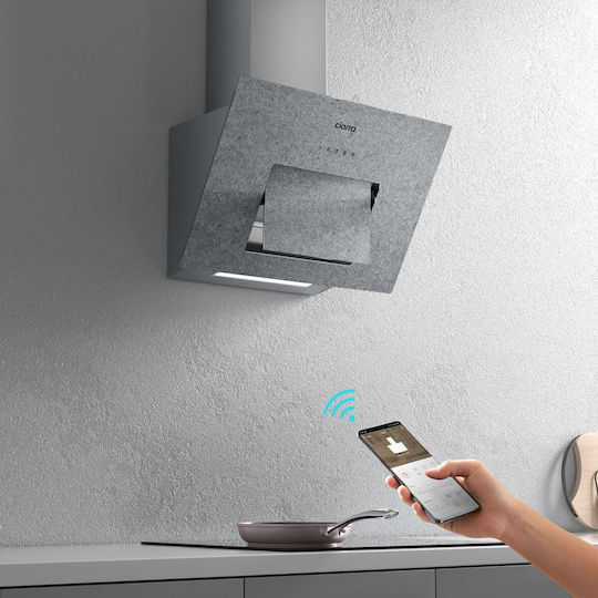 Ciarra Chimney Vent Hood 60cm Gray with Wi-Fi