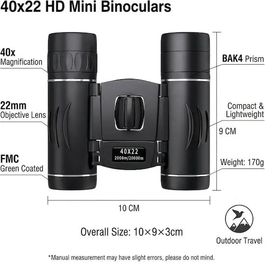 Binoculars 40x22mm