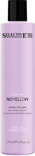 Selective Professional No Yellow Shampoos Shine for Coloured Hair 275ml