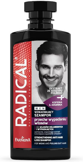 Farmona Radical Men Strengthening Shampoos against Hair Loss for All Hair Types 400ml
