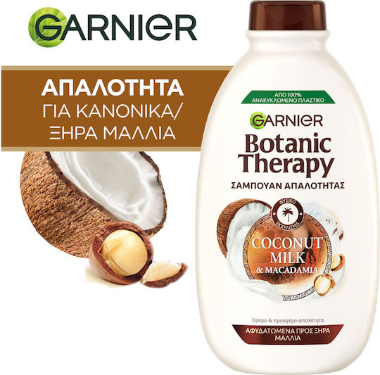 Garnier Botanic Therapy Coco Macadamia Σαμπουάν Αναδόμησης/Θρέψης για Όλους τους Τύπους Μαλλιών 400ml