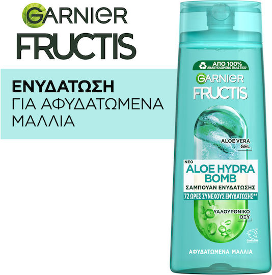 Garnier Fructis Aloe Σαμπουάν Αναδόμησης/Θρέψης & Ενυδάτωσης για Εύθραυστα Μαλλιά 400ml
