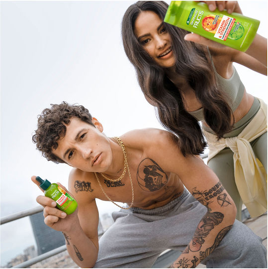 Garnier Fructis Vitamin & Strength Σαμπουάν κατά της Τριχόπτωσης για Εύθραυστα Μαλλιά 400ml