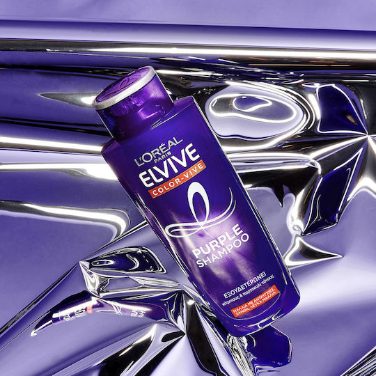 L'Oreal Paris Elvive Color Vive Purple Σαμπουάν Διατήρησης Χρώματος για Βαμμένα Μαλλιά 200ml