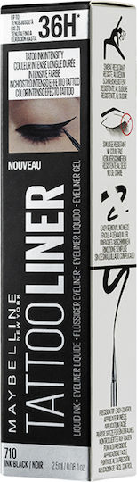 Maybelline Tattoo Πινέλο Eye Liner 710 Ink Black 2.5ml