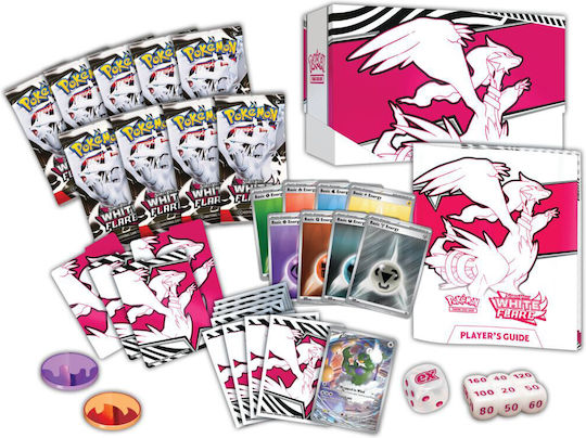 Pokemon Flare Cutie de Antrenor Elite Cutie Reshiram Stacojiu & Violet